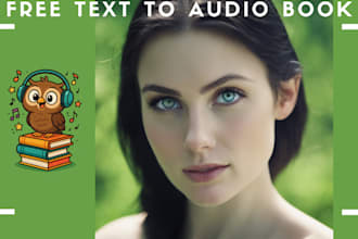 for free turn your book into an audiobook using ai