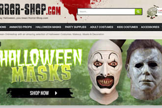 design halloween shopify store christmas store halloween website halloween store