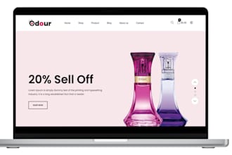 design perfume store perfume website perfume shopify store fragrance cosmetic
