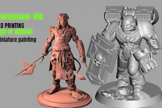sculpt warhammer 40k miniature painting tabletop dnd sculpure character modeling