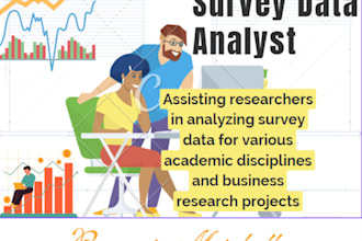do survey results data analysis and write a report