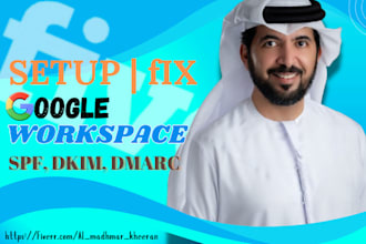 setup google workspace g suite office 365 icloud gmail spf dns mx record SSL sso