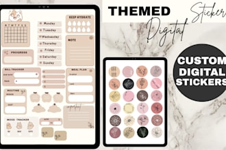 create digital stickers for your etsy shop