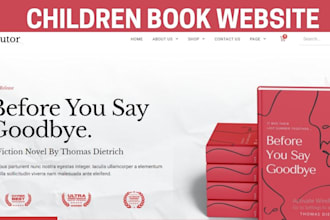design children books website, children author website, children books page