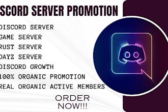 do discord server promotion grow rust server game server dayz server promotion