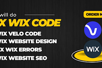 do wix code fix errors clone duplicate revampp design redesign any wix website