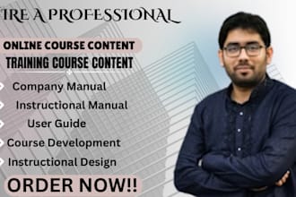 design and redesign training manual, course content, training course, user guide