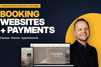 build a booking website with online payments