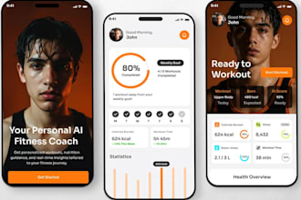develop ai health fitness app, ai workout planner app, weight loss, ai gym app