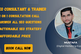 be your business SEO consultant, advisor, trainer, content strategy coach