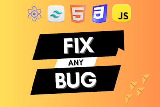 fix html, css, javascript and react issues