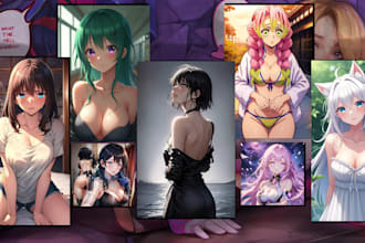 create amazing ai, nsfw, sfw, cute, furry, ocs art for you
