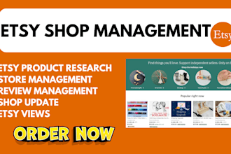 do etsy store review management etsy shop update product research views etsy seo