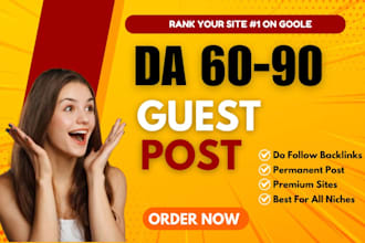 do high da guest posting on da 90 website with dofollow SEO backlinks