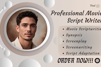 do movie script, screenwriting film script turn fiction book novel to screenplay