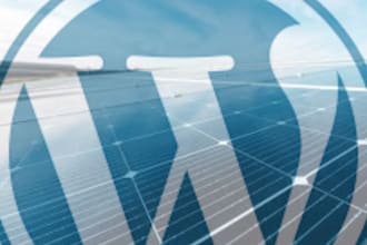create a solar wordpress website for your solar energy to generate leads