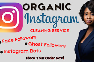 organically remove fake bots and ghost followers from your page
