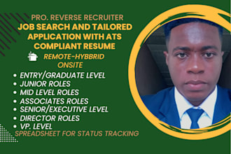search and apply jobs, reverse recruit, tailor job application, job hunt, resume