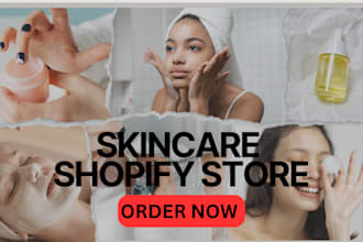 design profitable skincare shopify store cosmetic store beauty website