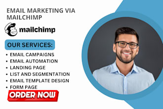 be your email marketing expert with mailchimp automation, workflows and campaign