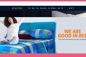 design profitable bed shopify mattress store home decor website dropshipping