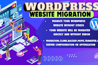 wordpress website migration transfer  clone and wordpress backup