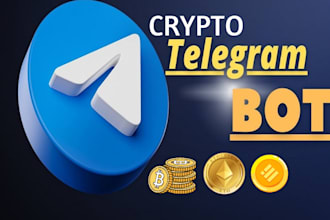 create profit making crypto telegram trading bot, arbitrage bot, crypto bot