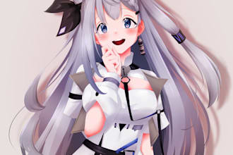 draw you amazing anime, nsfw and furry art character