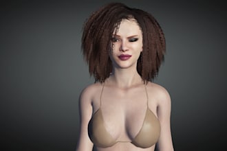 3d realistic nsfw, metahuman character, ue5 arkit rig, 2d image to 3d model, stl
