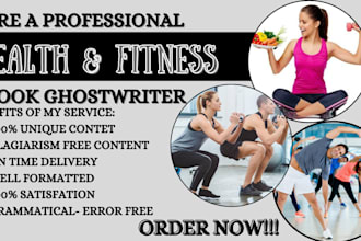 ghostwrite health, fitness and medical ebook, ebook ghostwriter, course creation