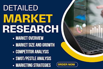 conduct in depth market research analysis for your business