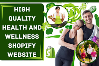 design health and wellness shopify store, supplements, nutrition, health website