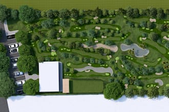 do custom mini golf course design