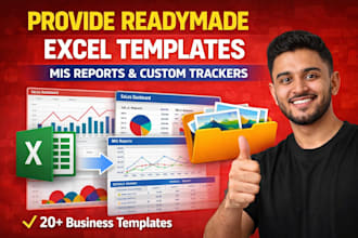 create professional excel dashboards mis reports and automated trackers