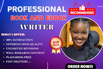 be your ebook writer, fiction ghostwriter, ghost book writer, non fiction book
