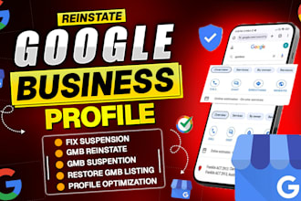 fix your google business profile verification, gmb reinstate