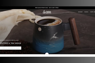 create private label coffee website coffee beverage dropshipping shopify store