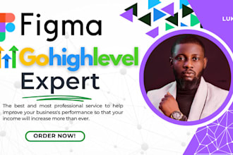 figma UI UX design mockup gohighlevel figma newsletter email template landing