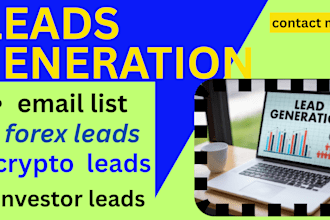 provide you hot forex leads, crypto leads, in all country