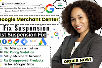 provide complete google shopping and merchant center solution