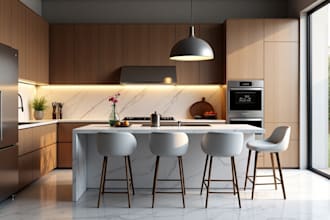 generate virtual tour render for a more inviting and instagram worthy space