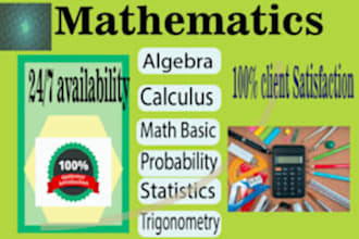 teach you math, calculus, general math