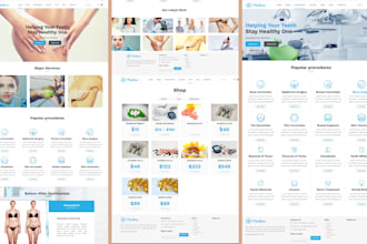build medical website with healthcare, doctor, appointment booking
