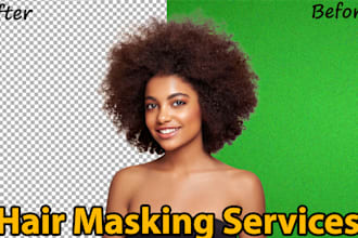 photoshop hair masking and remove background