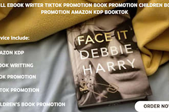 do ebook writter tiktok promotion children book promotion amazon KDP booktok