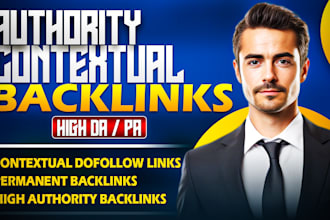 create high da SEO contextual dofollow backlinks with white hat link building