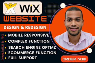 design a professional, custom wix website that is fully responsive and SEO