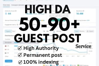 do guest post, high da guest post and dofollow guest posting on da60to90 website