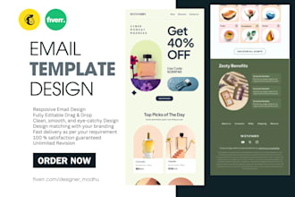 design mailchimp email template
