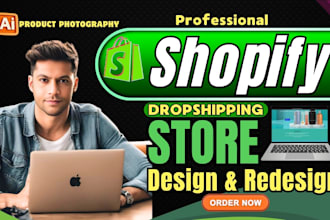 design, redesign shopify store, shopify dropshipping store, shopify website